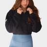 Cropped Teddy Pullover